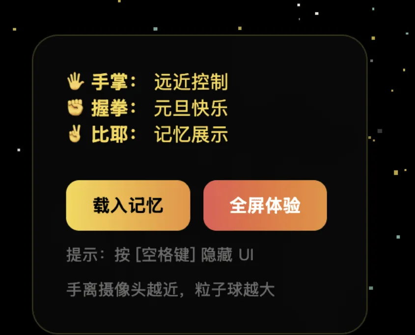 一个元旦快乐的前端小页面,可手势控制
-安小熙博客
-第2
张图片