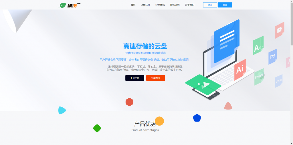 图片[2]-最新版闪客网盘同款 运营级网盘系统网站源码-心动博客